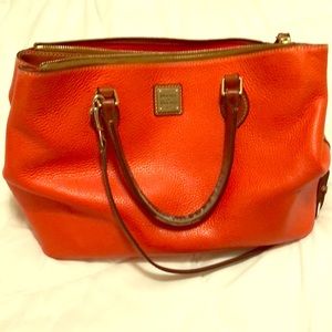 Beautiful Burnt Orange original Dooney and Burke